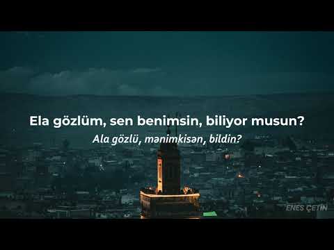 Şövkət Ələkbərova Bahar Sənsiz Türkçe Sözleri
