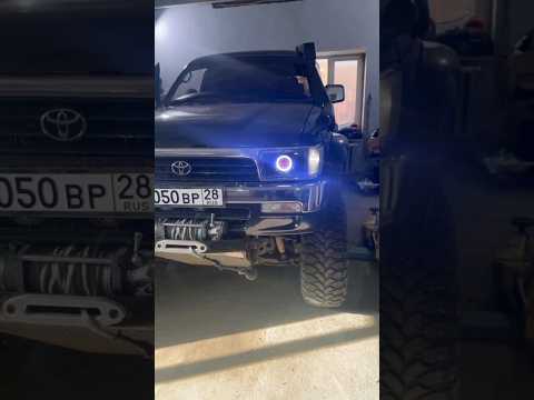 Замена головного света на led-линзы #hiluxsurf #offroad #hilux #4runner #4x4 #toyota #toyotahillux