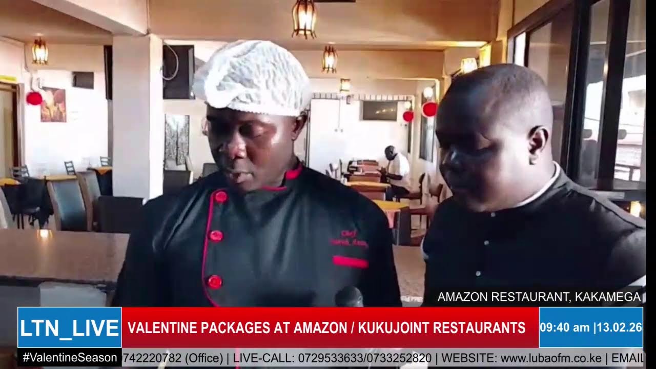 LTN LIVE _ Live outdoor interview from Amazon Restaurant, Kakamega
