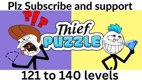 Thief Puzzle (WEEGOON) Level 121-140 Walkthrough - "How to Steal Everything without get caught!"