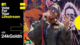 24kGoldn Performs “Mood” | #VoteForYourLife