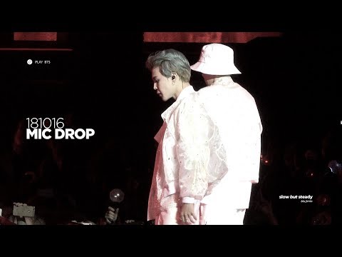 181016 방탄소년단 지민 (BTS JIMIN) - MIC DROP (JIMIN FOCUS 4K fancam)