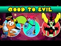 Wander Over Yander Characters: Good to Evil