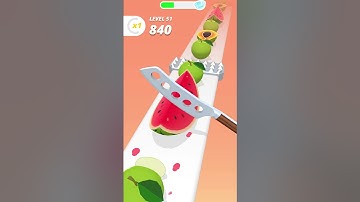 perfect slices Level 51 - gameplay walkthrough | slice cutting game | chop game #shorts #game