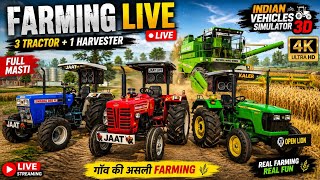 Farming Live 3 Tractor 1 Harvestervehicles Simulator 3D 4K Hd