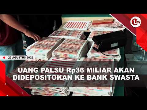 POLISI BONGKAR PABRIK UANG PALSU BERKUALITAS TINGGI SENILAI Rp36 MILIAR | U-NEWS