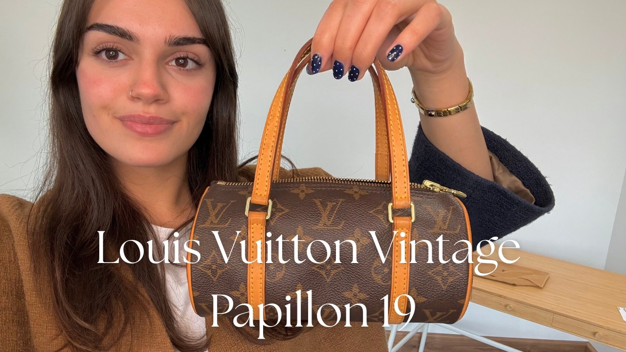Louis Vuitton Vintage Papillon 19 Review - YouTube