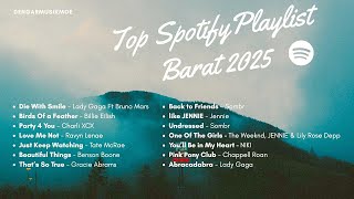 Top Playlist Spotify Barat 2025 | Lagu Barat Terbaru Populer dan Enak Didengar
