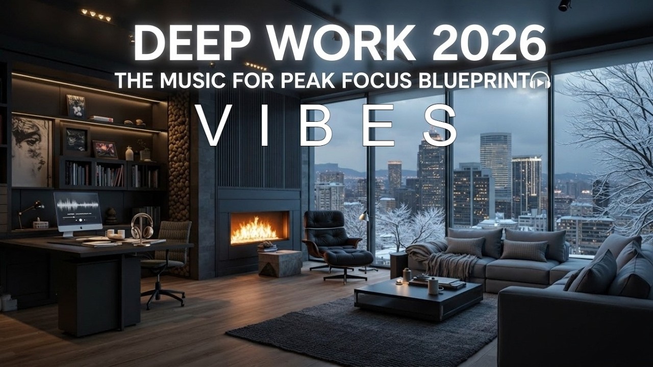 Deep Work 2026 Night City Focus ~ Сгенерированные ИИ Неоновые Future Bass Биты для Продуктивности