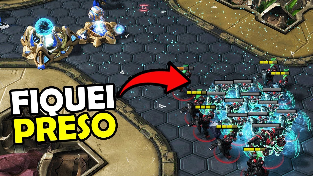 Enfrentei Transportadora Jogando de Terrano no StarCraft 2