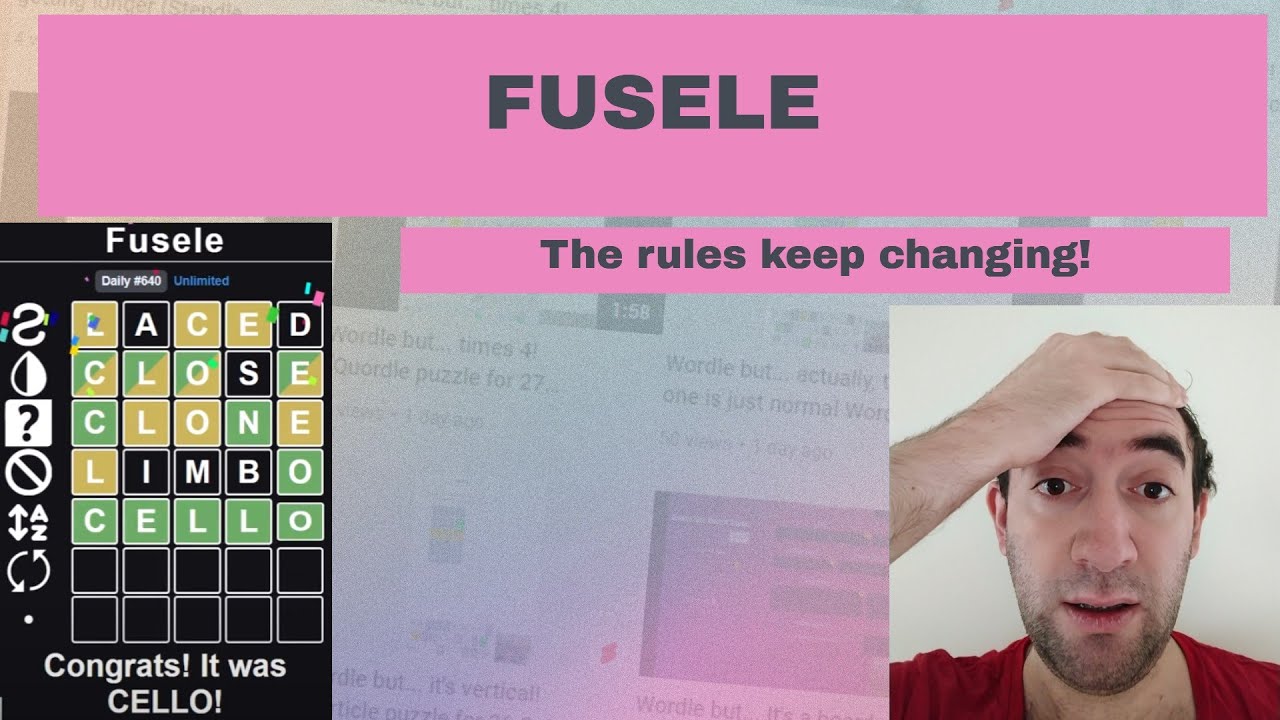 Fusele: Wordle but the rules keep changing (16 Oct 2025)  