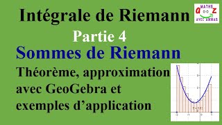 Sommes de Riemann et l'intégrale