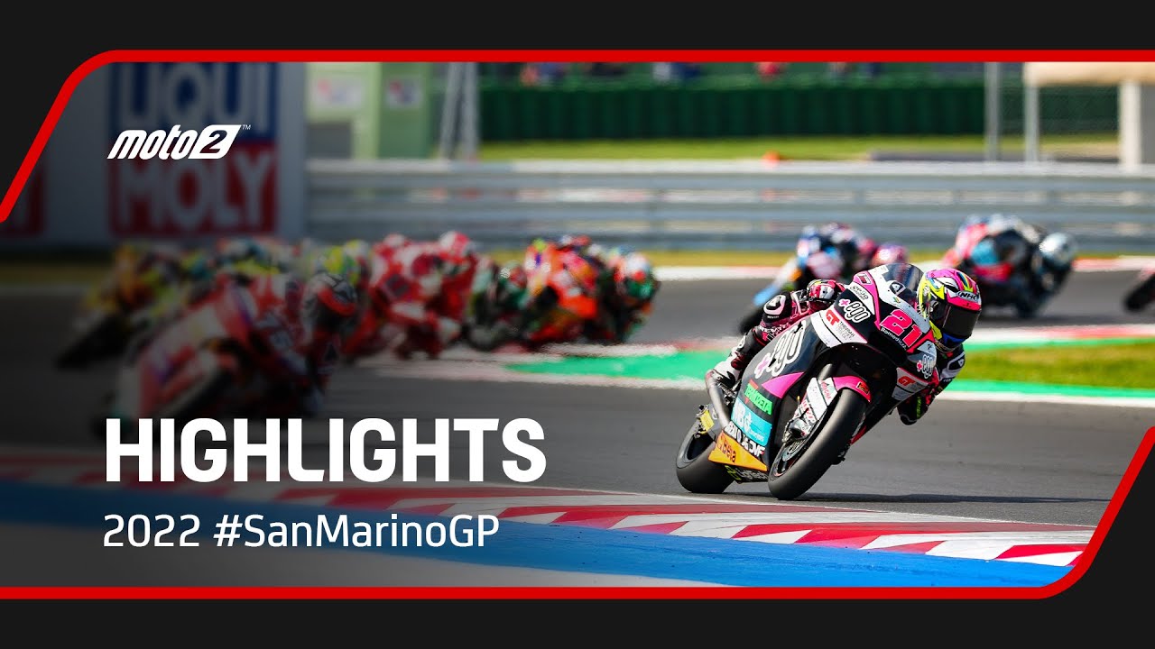 Moto2™ Race Highlights 🏍️💨 2022 #SanMarino 🇸🇲