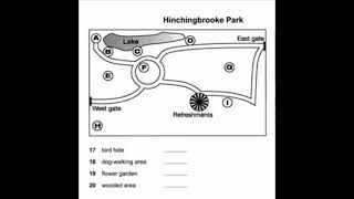 Ielts Listening Map With Answers  Hinchingbrooke Park