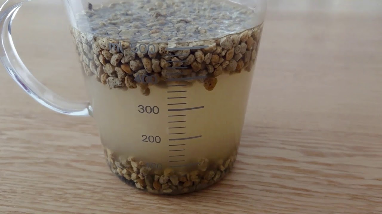 日向土 ひゅうが土 ボラ土の水は 水に沈みます Youtube