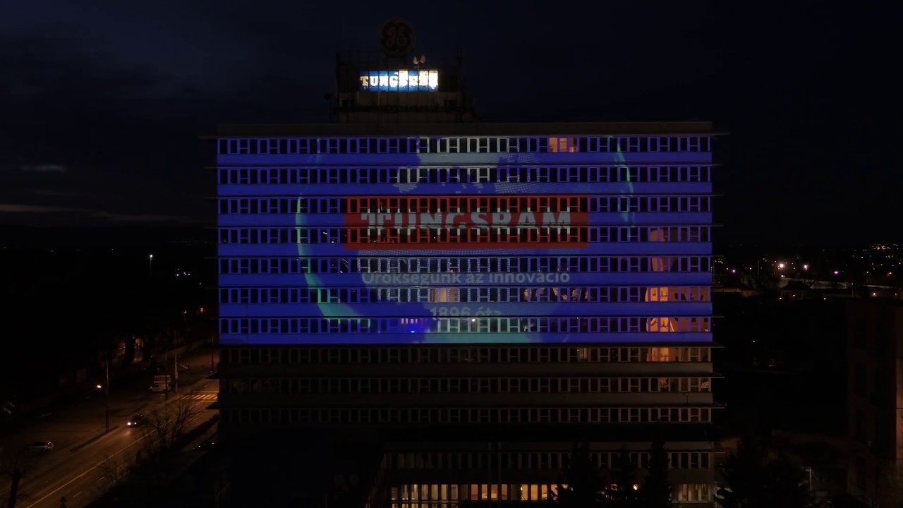 Tungsram Light Mapping / Tungsram fényfestés