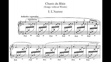Georges Bizet - Chants du Rhin (Songs Without Words)