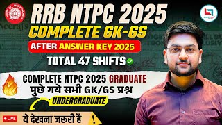 RRB NTPC 2025 | Complete GK GS | Total Questions of RRB NTPC 2025 EXPLAINED by Jeet Rana Sir