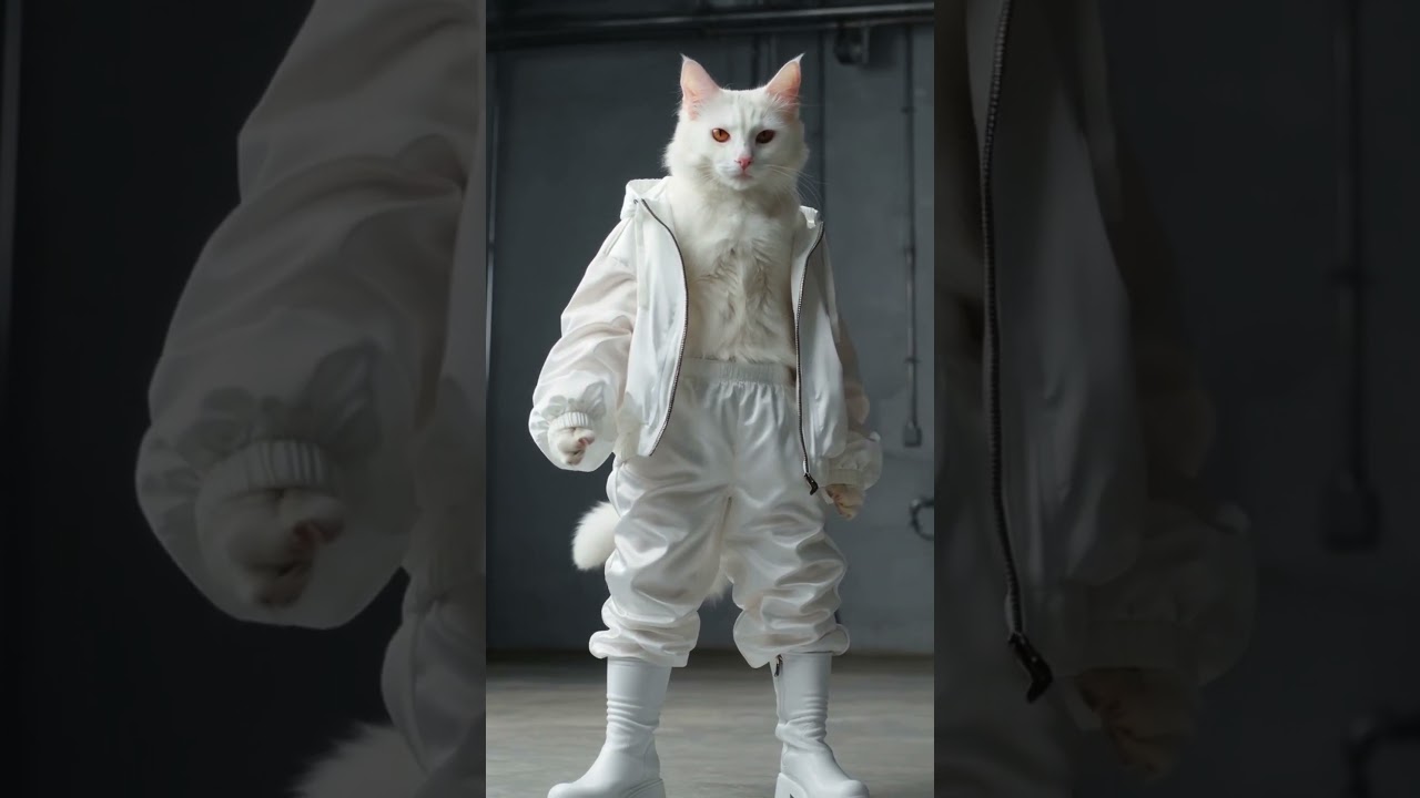 Coolest Cat in the Future 😎 Wait for the Pose!