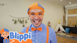 Blippi Visits the Imagination Centre | Blippi's Colorful Fun! | Blippi Adventures