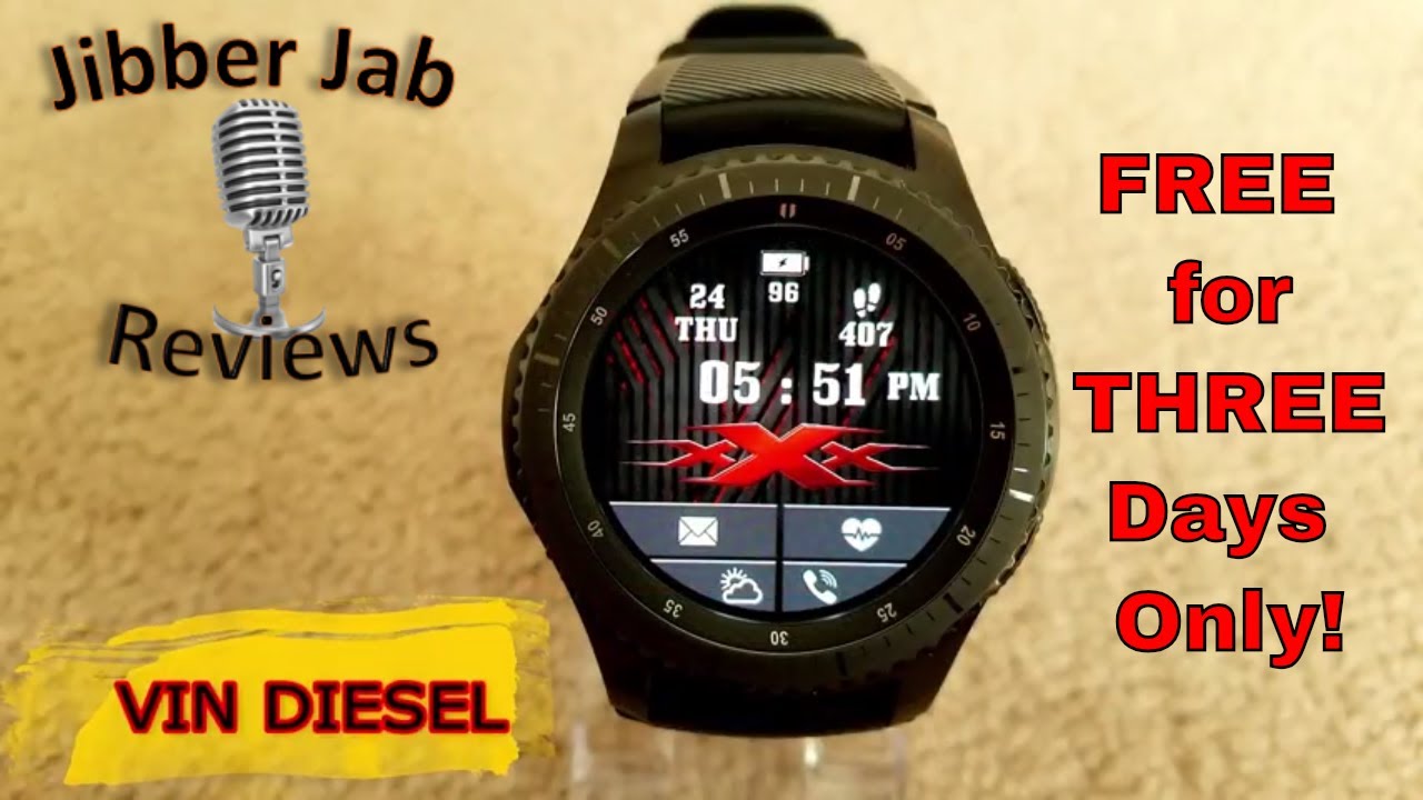 Samsung Gear S3/Gear Sport FREE Watch Face by The Timekeeper- LIMITED TIME OFFER!