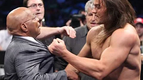 SmackDown: Teddy Long strips Drew McIntyre of the