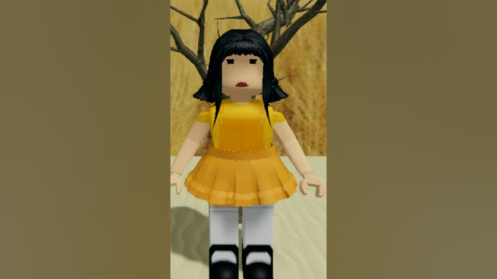 Se eu estivesse no round 6 versão roblox (F boneca) 😂🤣🤣
