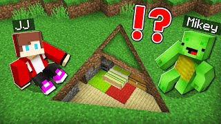 How Mikey and JJ Found SECRET TRIANGLE BASE in Minecraft? Security House !  Minecraft (Maizen)