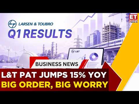 L&amp;T Q1 Results Shock: Profit Beats Estimates But Margins Fall, What Next For Investors? | ET Now