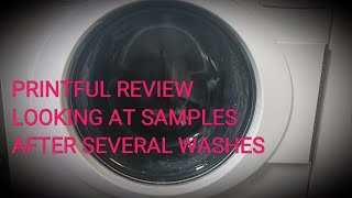 Printful Review Part 2 Looking At Samples After Several Washes