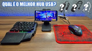 Qual é o Melhor HUB USB Para Mobilador? - teclado e mouse no celular