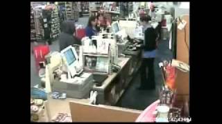 CVS Pharmacy Robbery Surveillance Video Store Side