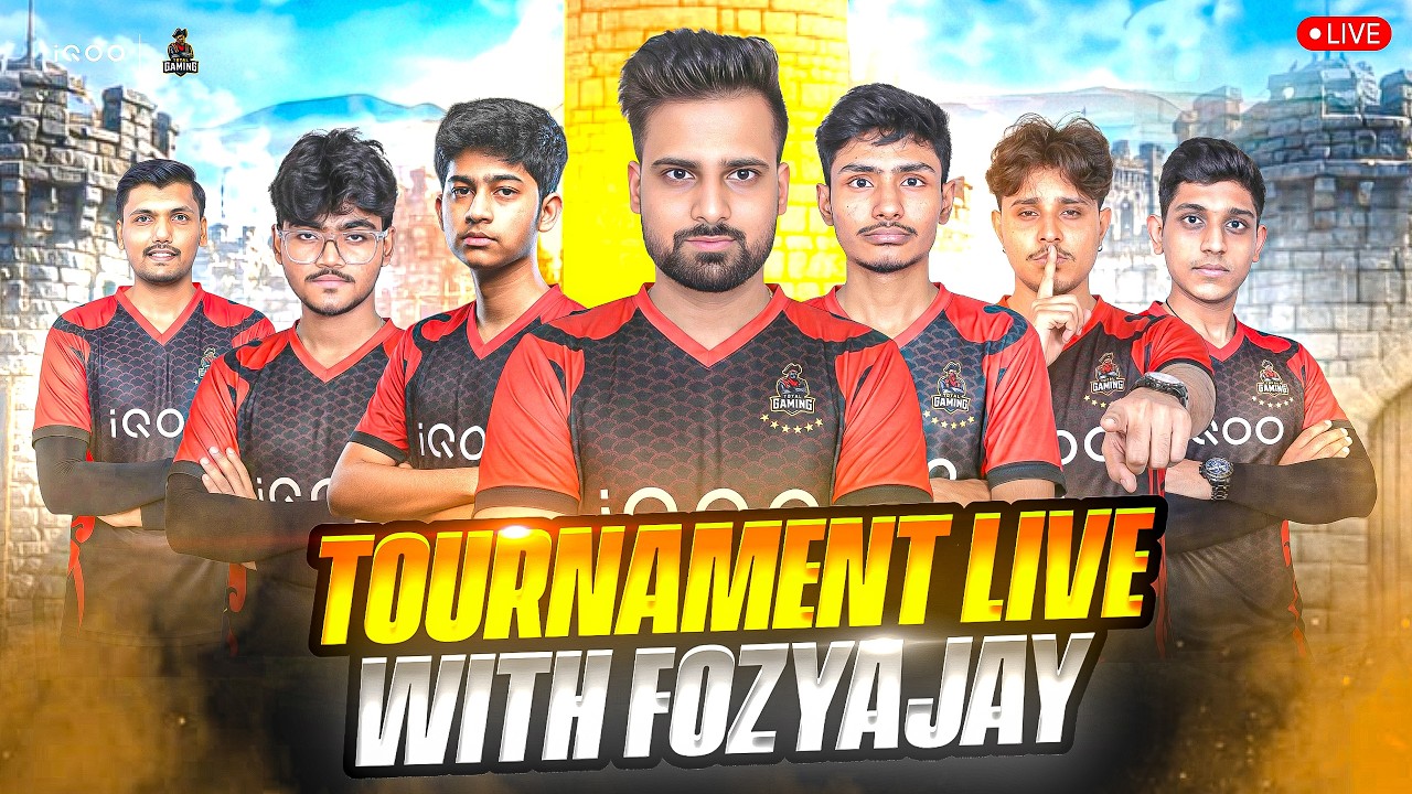 LIVE TOURNAMENT WITH TG FOZYAJAY I TOTAL GAMING ESPORTS  | FT. iQOOTG FOZYAJAY |  #IQOO15R