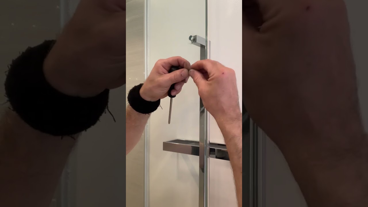 Queen Anne Handyman Double sided shower door handle tighten