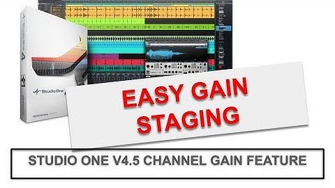 Easy Gain Staging With Studio One V4 5