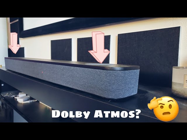 NEW - onn. 5.1.2 Soundbar with Dolby Atmos and Wireless Subwoofer, 42 
