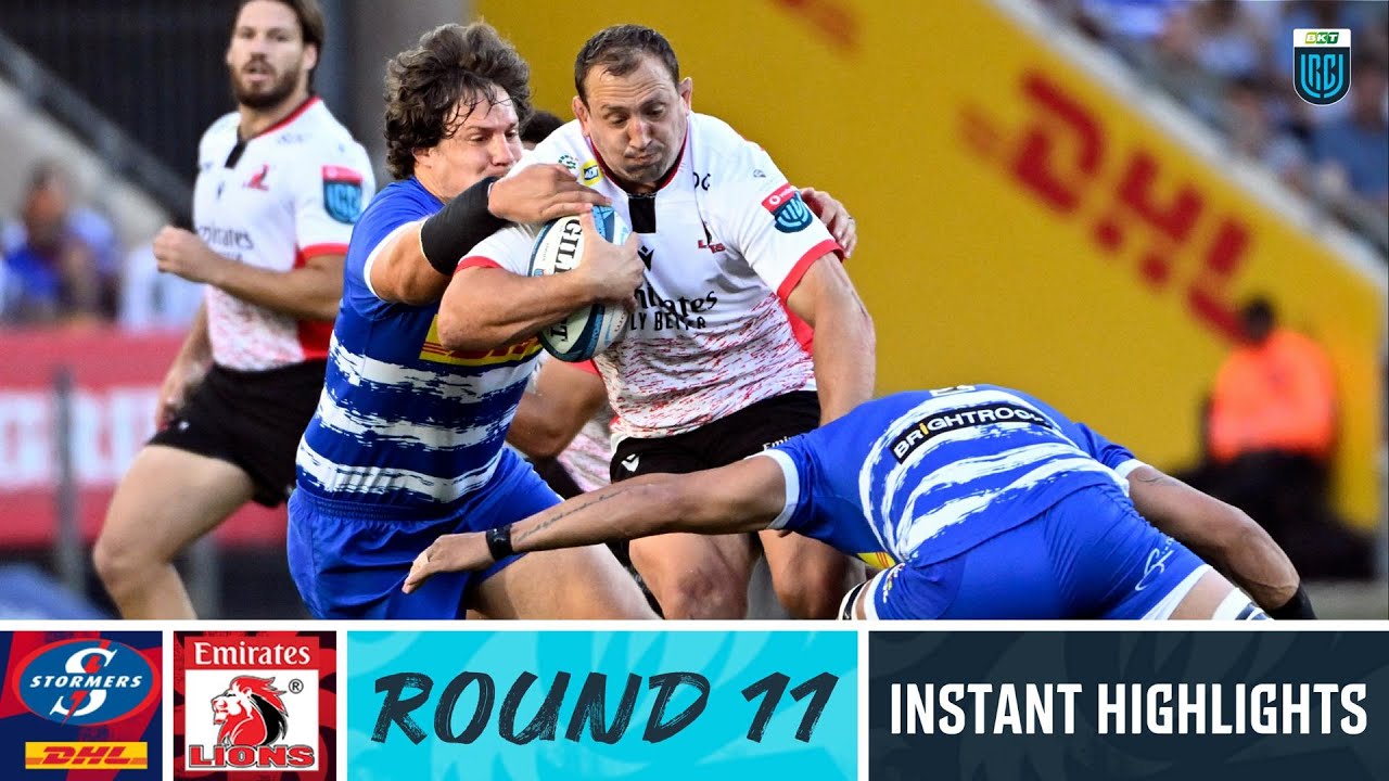 DHL Stormers v Emirates Lions Instant Highlights Round 11 URC 2022/23 