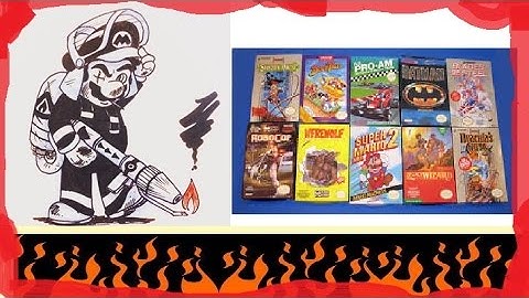 How to remove a sticker from a  Nintendo NES box with FIRE.