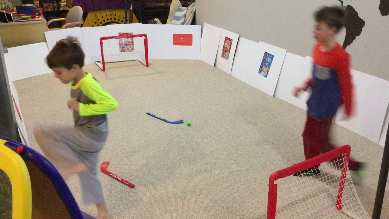 Knee Hockey Game 11 (season one) YouTube
