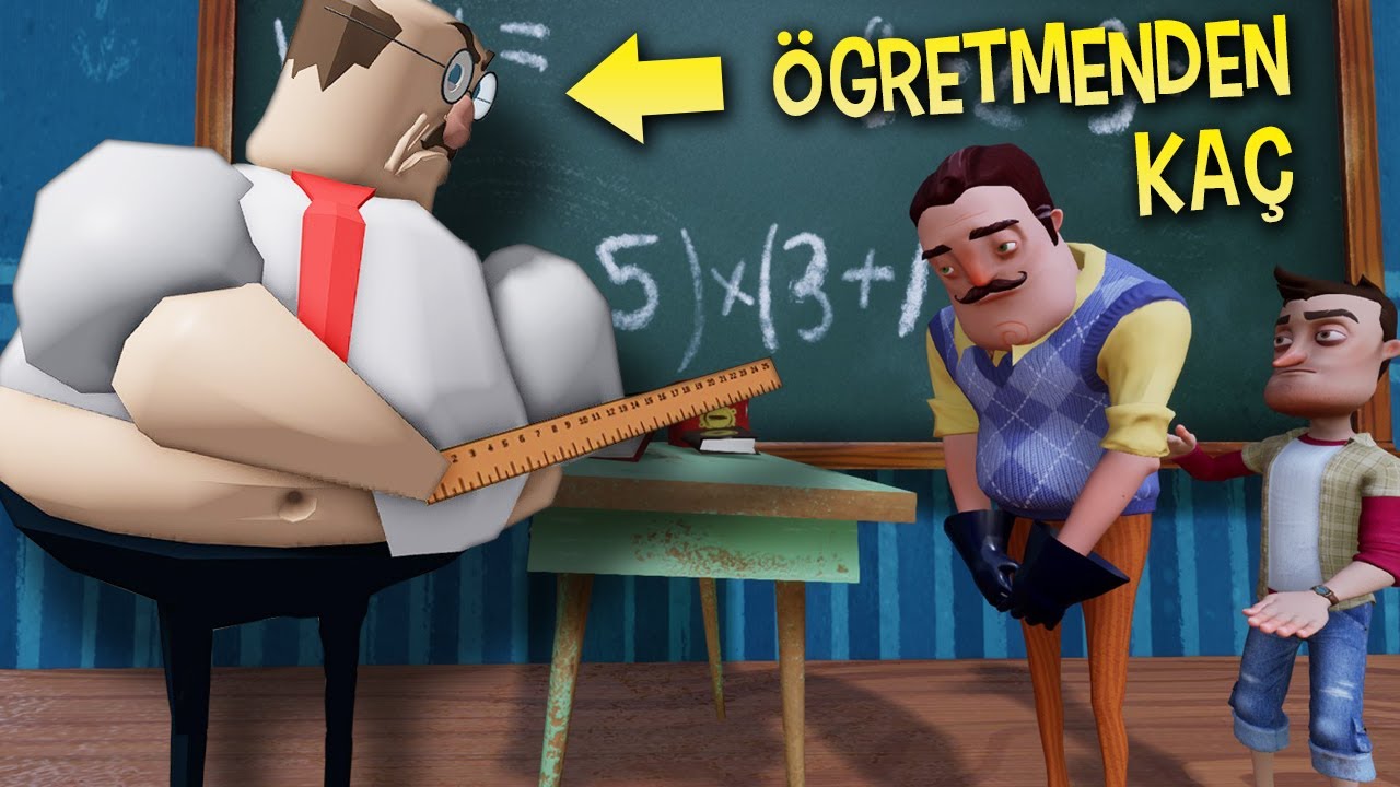 Bıyıklının Öğretmeninden Kaçtım, Roblox Great School Breakout