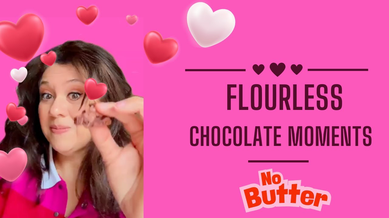 Flourless Chocolate NO  Butter Cookies | Easy Valentine’s Day Recipe  