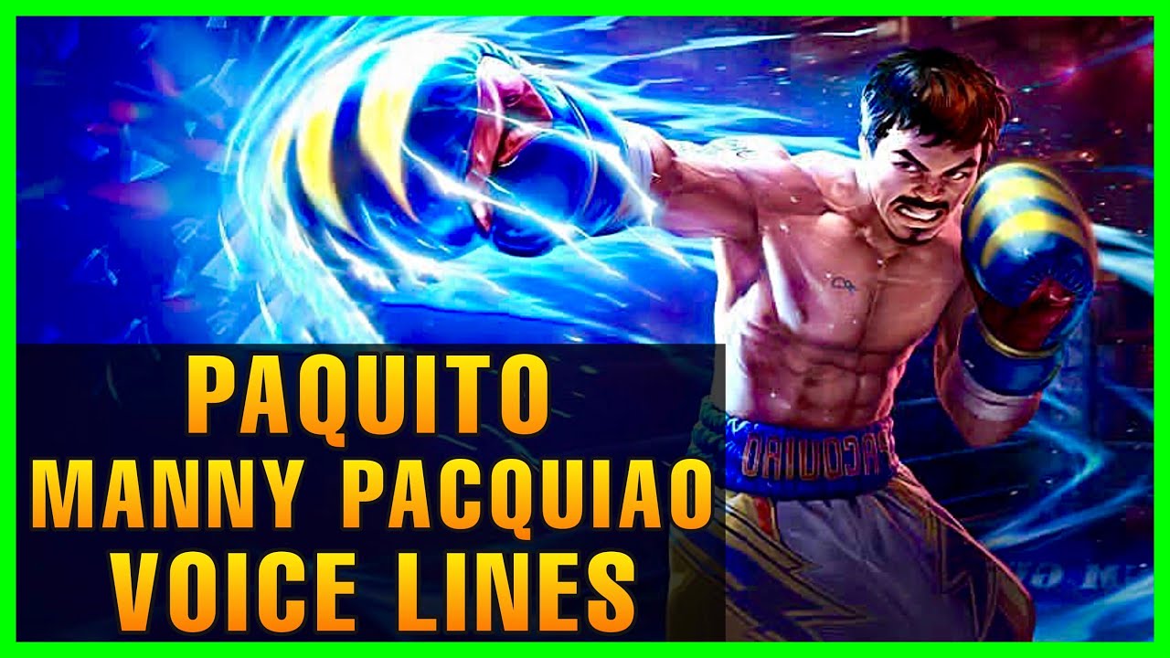PAQUITO “MANNY PACQUIAO” TAGALOG VOICE LINES w/ ENGLISH TRANSLATION