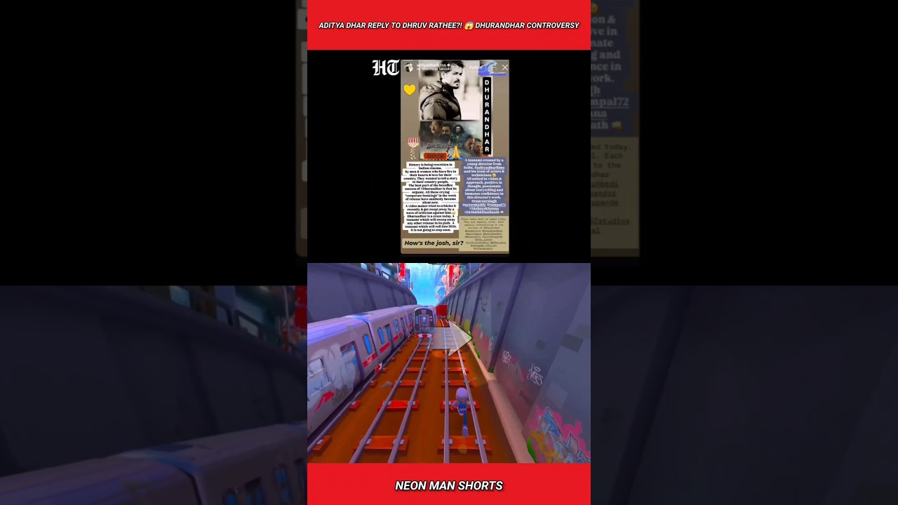 Aditya Dhar Reply to Dhruv Rathee?! 😱 Dhurandhar Controversy 