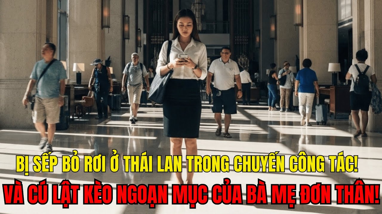 BỊ SẾP BỎ RƠI Ở THÁI LAN TRONG CHUYẾN CÔNG TÁC VÀ CÚ LẬT KÈO NGOẠN MỤC CỦA BÀ MẸ ĐƠN THÂN!