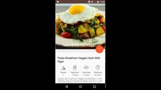 Paleo recipes - FREE App demo. The best paleo recipes app in the world. screenshot 2
