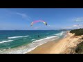 Paragliding on Nata beach - 奈多海岸 福岡 パラグライダー