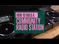 Building a community radio station  radio studio tour