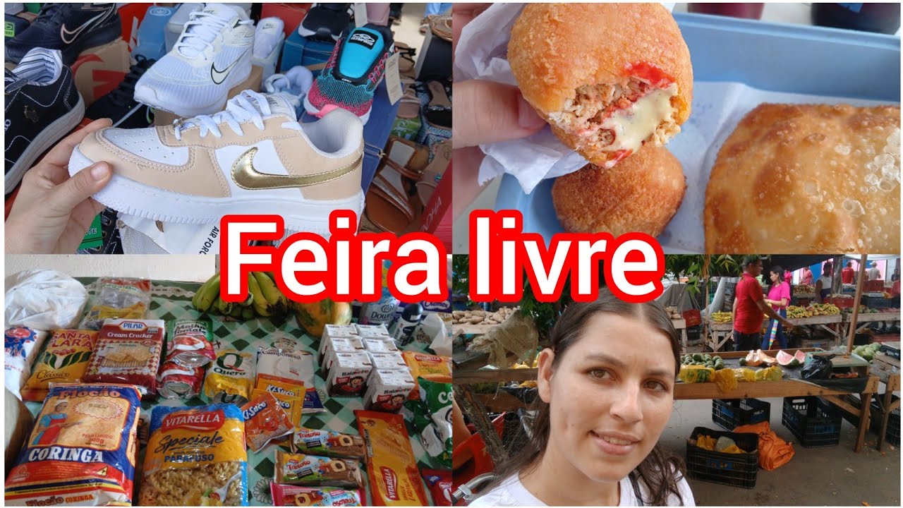 Fomos para feira livre em major Isidoro mais comprinhas pra mim
