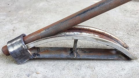 Round Pipe Bending Tricks // Handmade Pipe Bending Tool