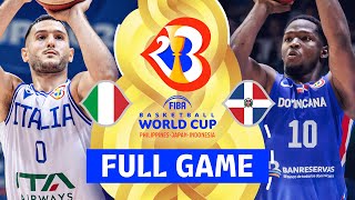 Italy v Dominican Republic | Full Basketball Game | FIBA Basketball World Cup 2023